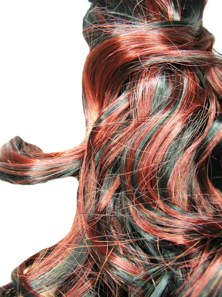Rizado resaltar la textura del cabello fondo — Foto de Stock