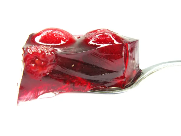 Marmelada de geleia de cor vermelha — Fotografia de Stock