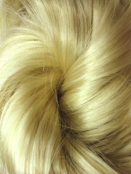 Blond hair texture abstract background — Stock Photo, Image