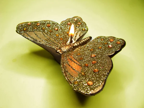 나비 스파 촛불 향수 — 스톡 사진