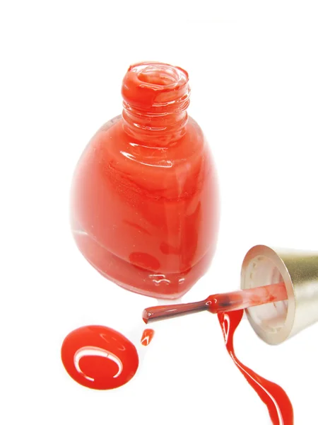 stock image Red nail polisher