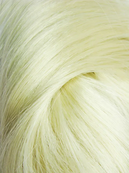 光沢のあるブロンドの髪のテクスチャの背景 — ストック写真