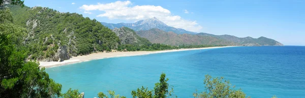 Panorama del paisaje costero en el mar mediterráneo — Foto de Stock