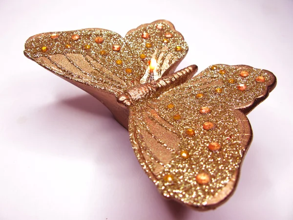 나비 아로마 스파 캔 들 — 스톡 사진