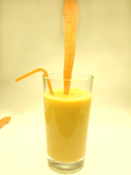 Frullato di cocktail di carote vegetali — Foto Stock