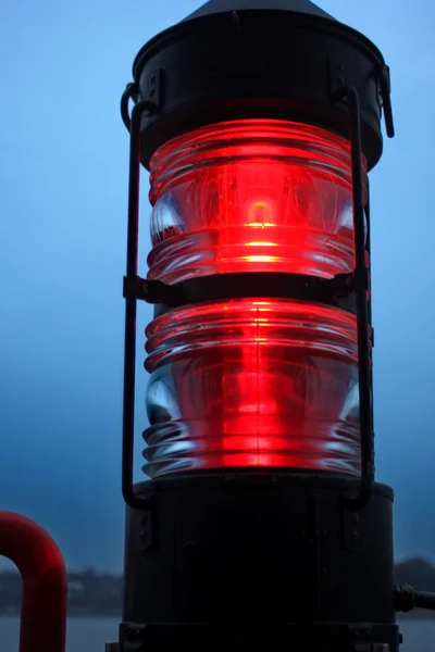 赤の送料ライト — ストック写真