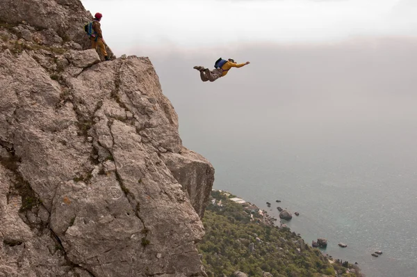 BASE jumping — Stock Photo, Image