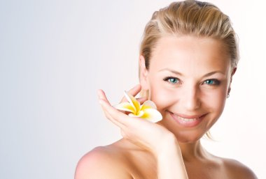 Beautiful Spa Woman Face clipart