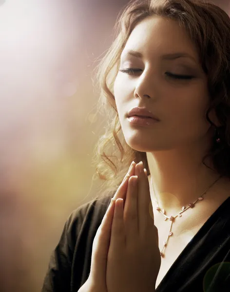 Praying Woman — Stock Photo, Image