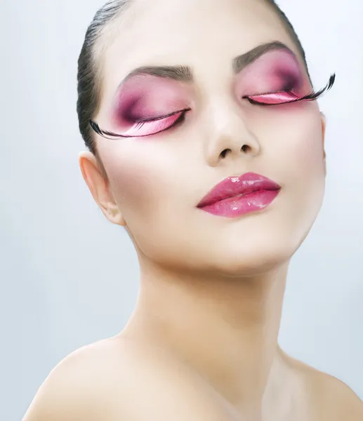 Kreatives Ferien-Make-up — Stockfoto