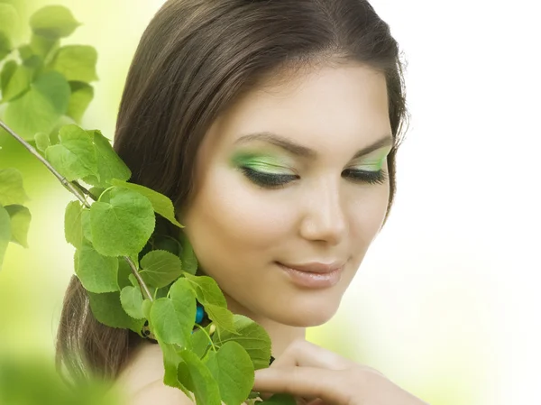 Spring Beauty Outdoors. Perfect Skin Royalty Free Stock Images