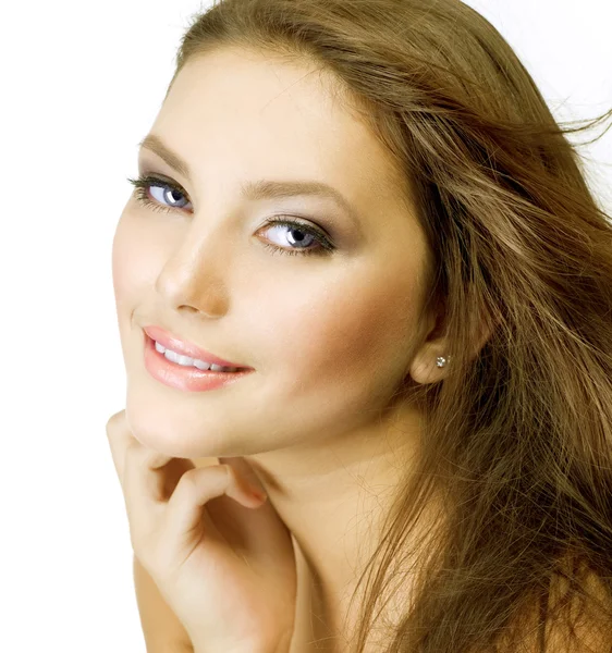 Beautiful Healthy Young Woman. Perfect skin Royalty Free Stock Images
