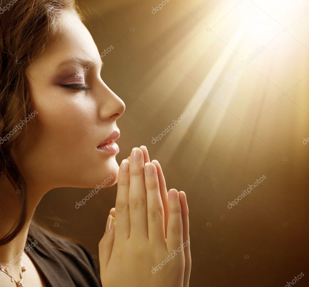 Girl Praying Stock Illustrations – 3,236 Girl Praying Stock