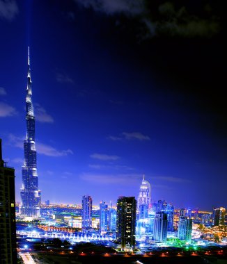 DUBAI, UAE. - NOVEMBER 29 : Burj Dubai - tallest building in the clipart