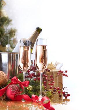 Yeni yıl celebration.champagne