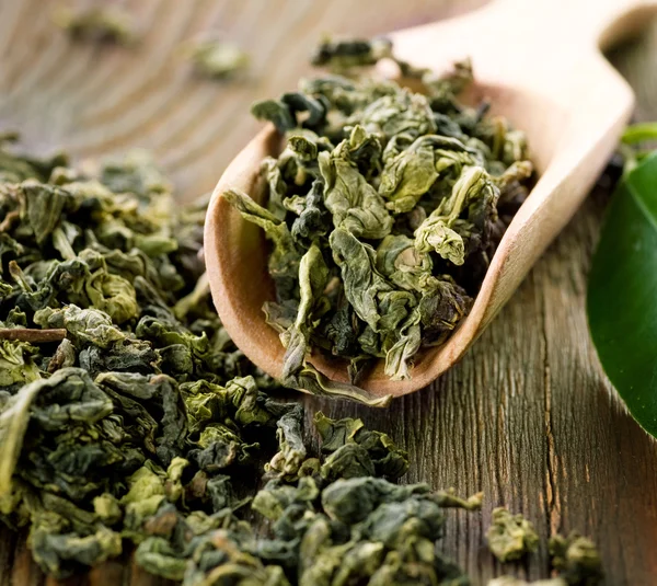 Nahaufnahme von grünem Tee — Stockfoto