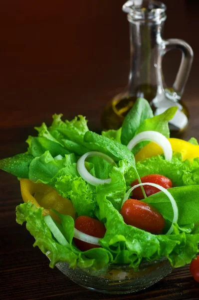 Salada de legumes frescos saudáveis — Fotografia de Stock