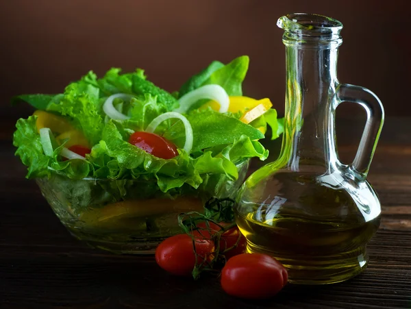 Gezonde vegetarische salade — Stockfoto