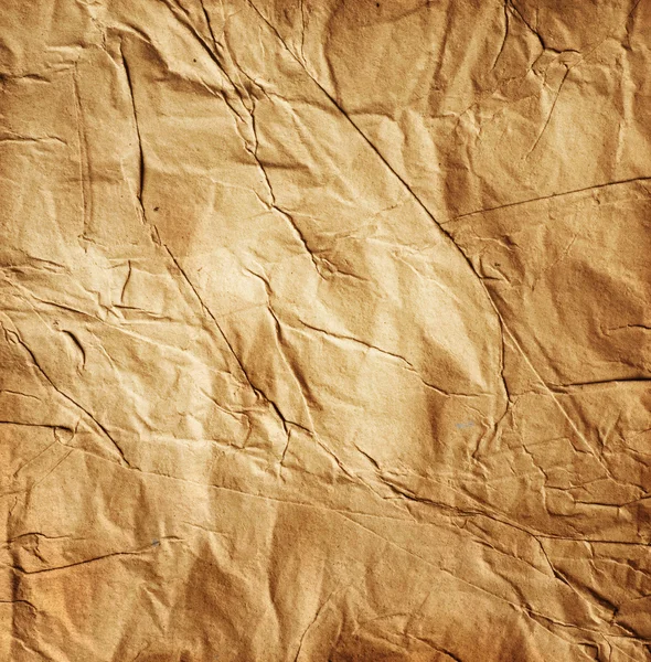 Papel. Antiguo fondo de papel arrugado — Foto de Stock