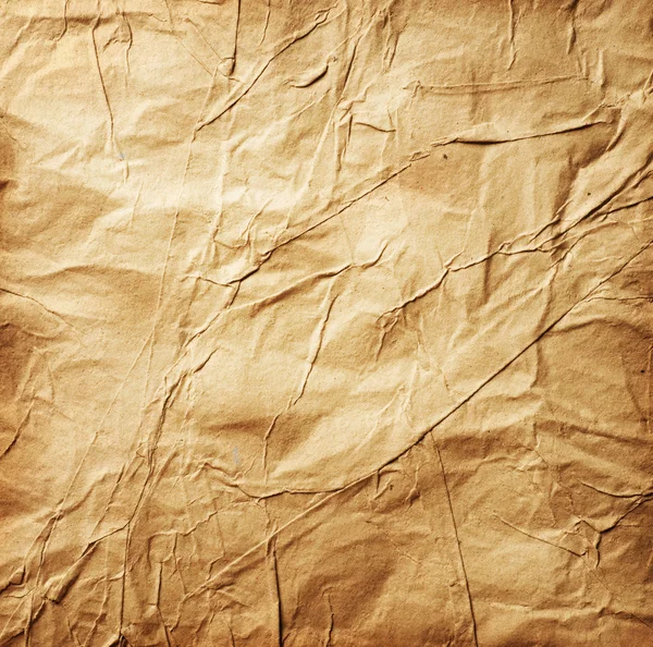 紙。古いしわくちゃの紙の背景 — ストック写真