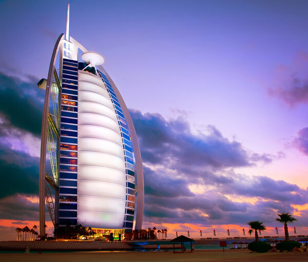 DUBAI, UAE - NOVEMBER 27: Burj Al Arab hotel on NOVEMBER 27, 201