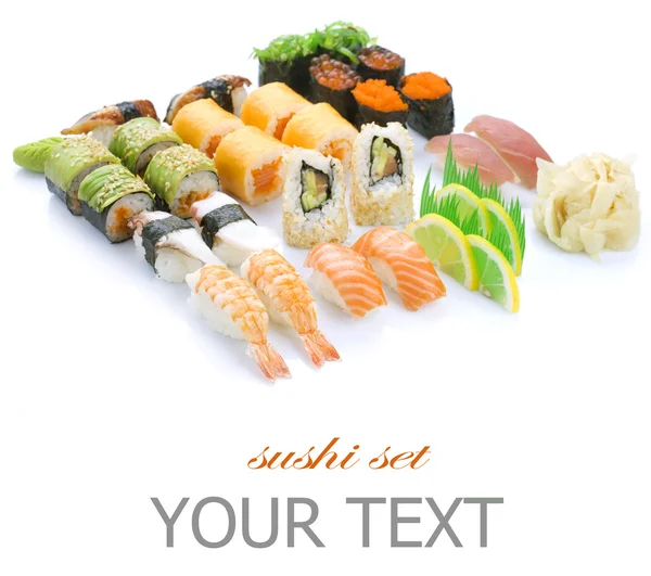 Sushi y rollos diferentes — Foto de Stock