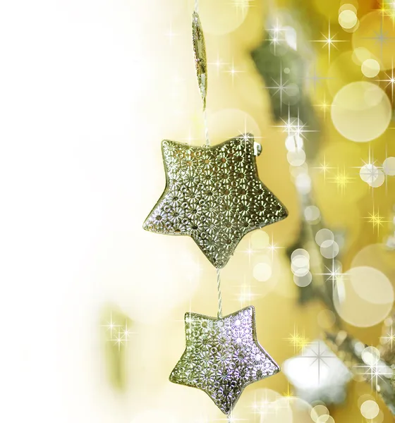 Kerstmis decoratie grens — Stockfoto