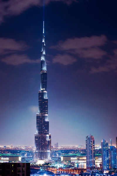 DUBAI, EAU. - NOVEMBRO 29: Burj Dubai - edifício mais alto do — Fotografia de Stock