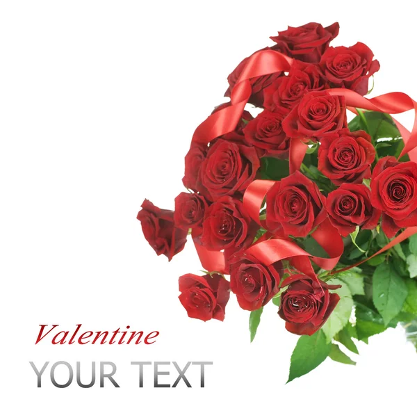 Krásné červené růže kytice — Stock fotografie