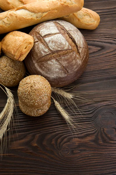 Vacker bageri bröd gränsen — Stockfoto