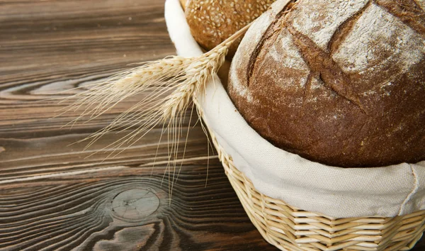 Primo piano del pane — Foto Stock