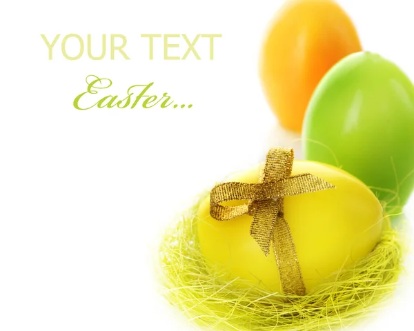 Confine con le uova di Pasqua — Foto Stock