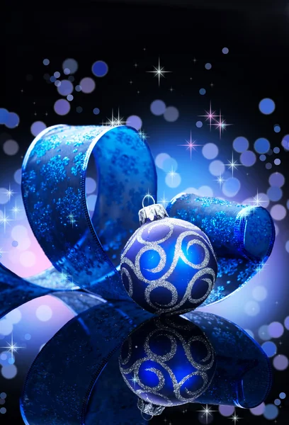 Christmas Decoration isolated on black — Stock Photo, Image