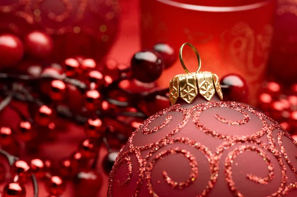Kerstmis bauble close-up — Stockfoto