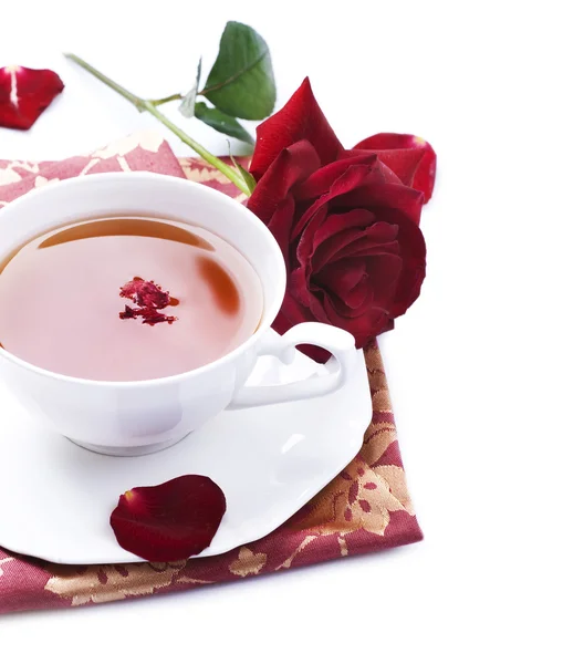 Healthy herbal Tea over white — Stock Photo, Image