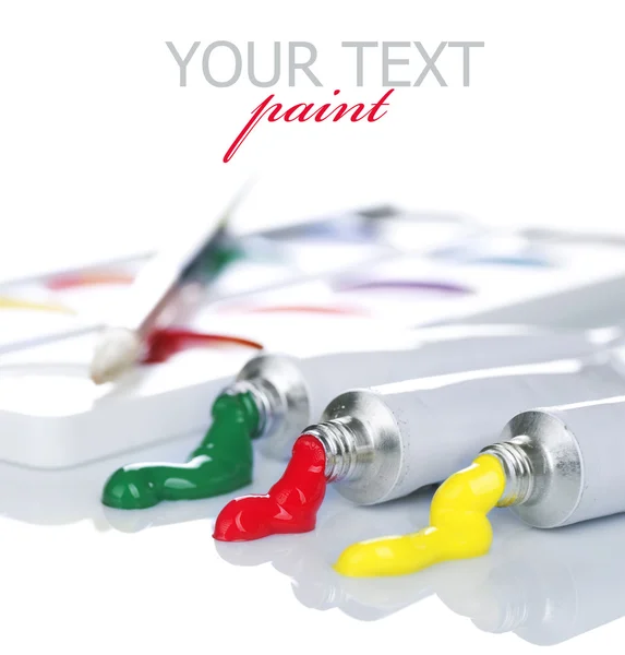 Multicolored Paint Set — Stock Photo, Image