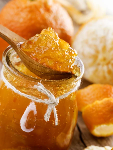 Homemade orange Jam — Stock Photo, Image