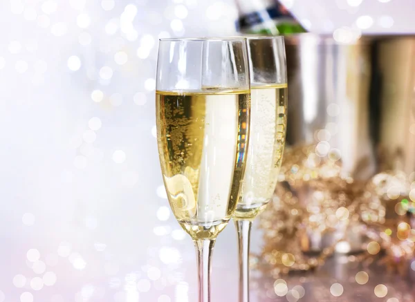 Święta szampan — Zdjęcie stockowe