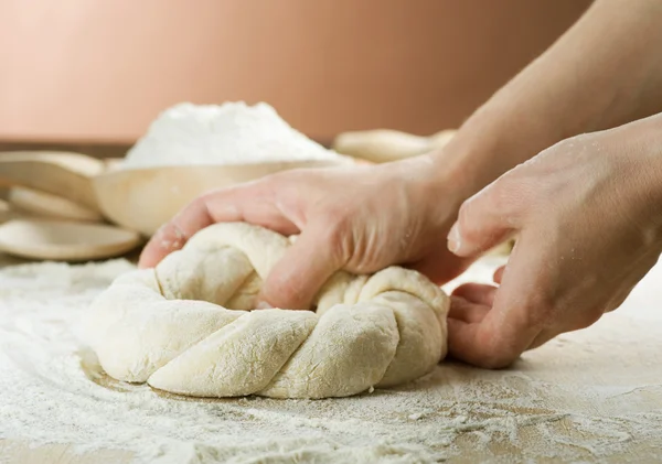 Kneading The Dough — Stok fotoğraf