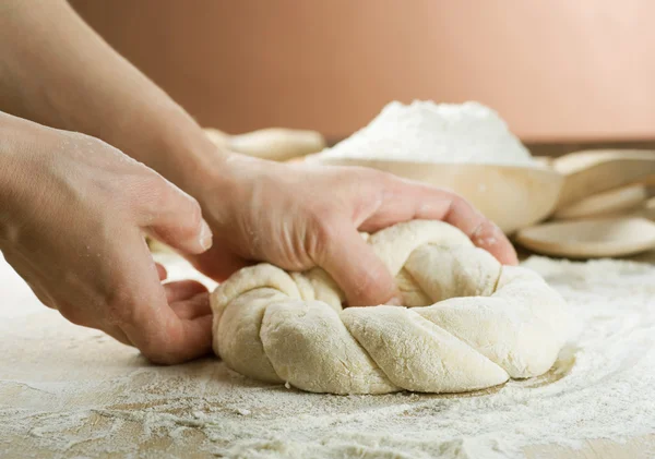Kneading The Dough — Stok fotoğraf