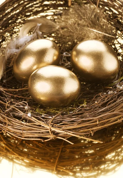 Huevos dorados —  Fotos de Stock