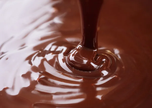 Chocolate flow Stock Image