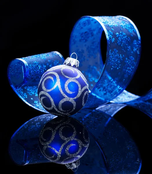 Christmas Decoration isolated on black — Stock Photo, Image