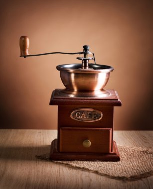 Coffee Grinder. Vintage Styled clipart