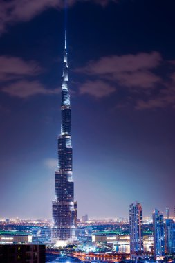 DUBAI, UAE. - NOVEMBER 29 : Burj Dubai - tallest building in the clipart