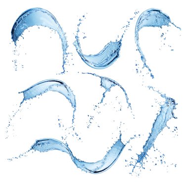 Water Splash set clipart