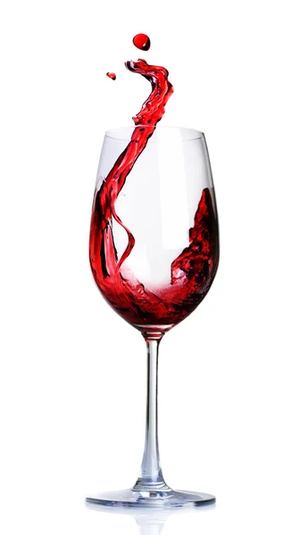 Червоне вино анотація бризок — стокове фото