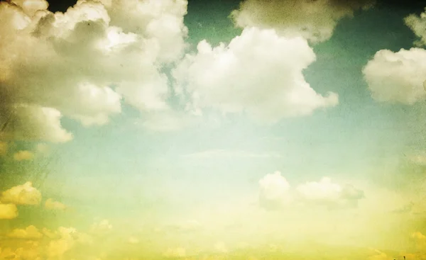 Cielo nuvoloso in stile vintage — Foto Stock