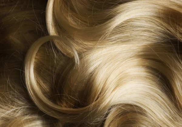 Gezonde blond haar — Stockfoto