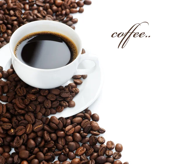 Granica kawa — Zdjęcie stockowe
